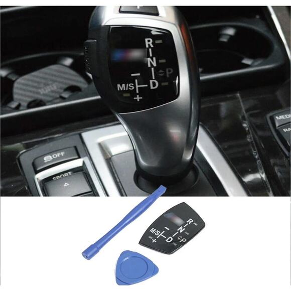 Gear Shift Knob Panel Sticker for BMW 3/4/5/6/7 Series F Chassis X3 X4 X5 X6 /M - Picture 1 of 4